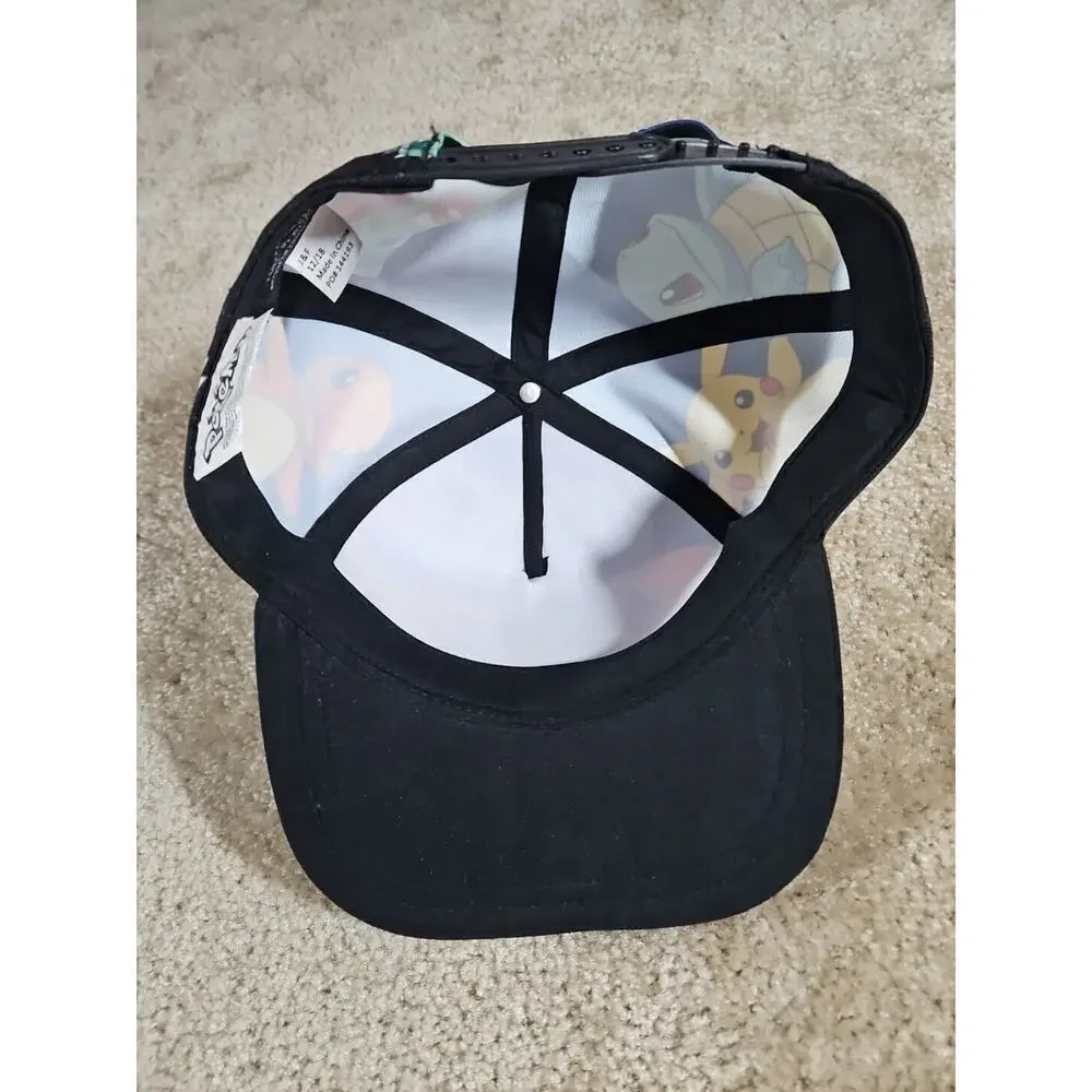 2019 Authentic Pokemon Nintendo All Over Snapback Hat Cap Boys One Size